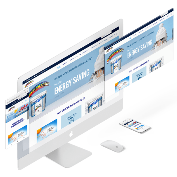 Perspective PSD Mockup - Thermoshield web